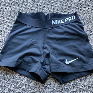 Black Nike Pro shorts